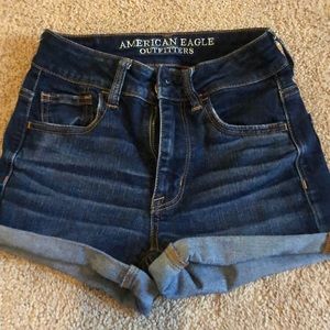 American Eagle Super Stretch Hi-rise Shorties